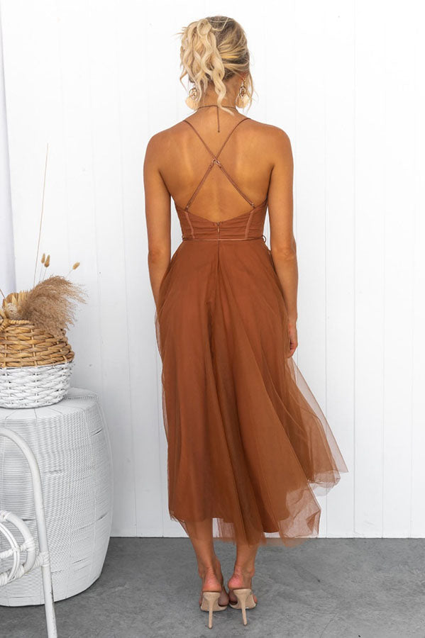 Rosalind Ellingham Burgundy Wedding Guest Dress