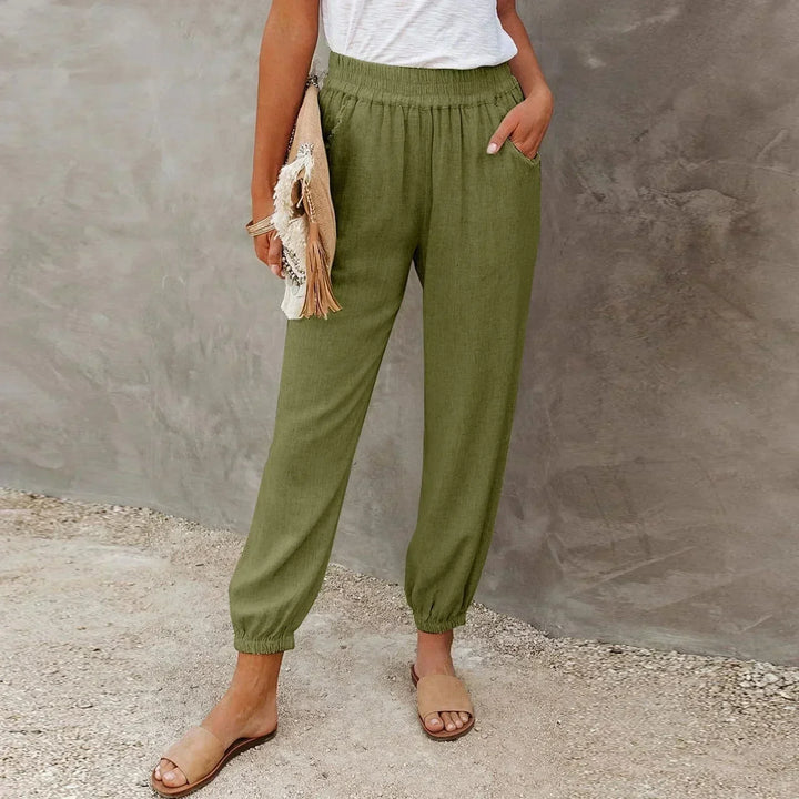 Louisa Ockford Barrel Leg Trousers