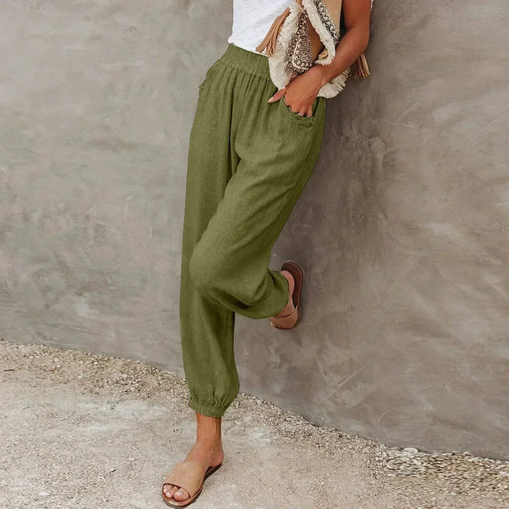 Louisa Ockford Barrel Leg Trousers