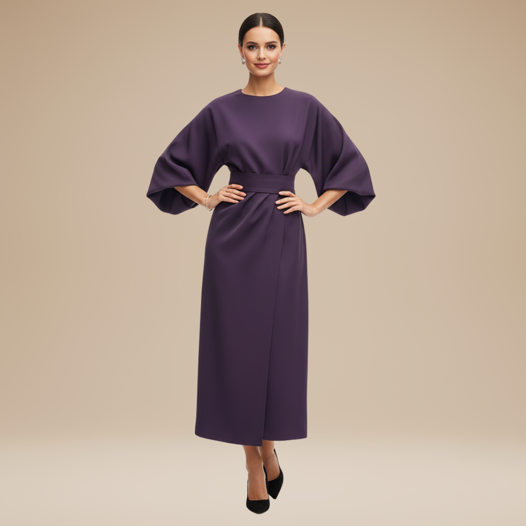 Elodie Santoro Formal Wedding Guest Midi Dress