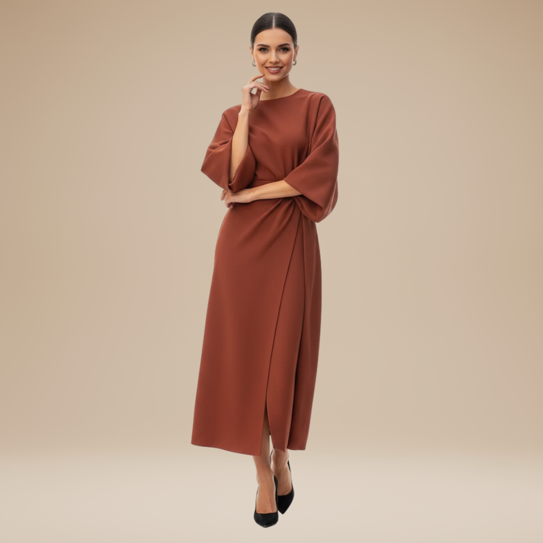 Elodie Santoro Formal Wedding Guest Midi Dress
