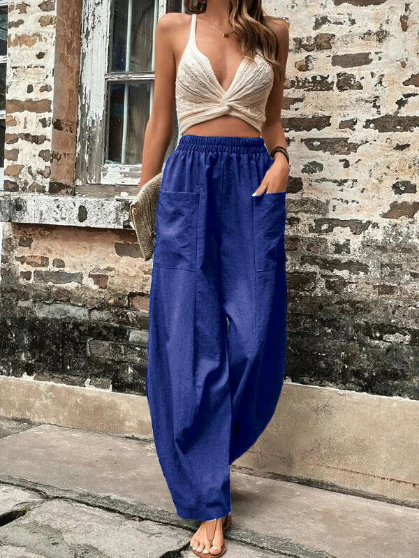 Honorine Dunmore Barrel Leg Trousers
