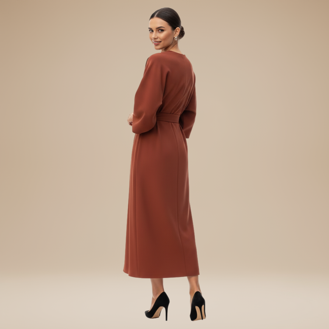 Elodie Santoro Formal Wedding Guest Midi Dress