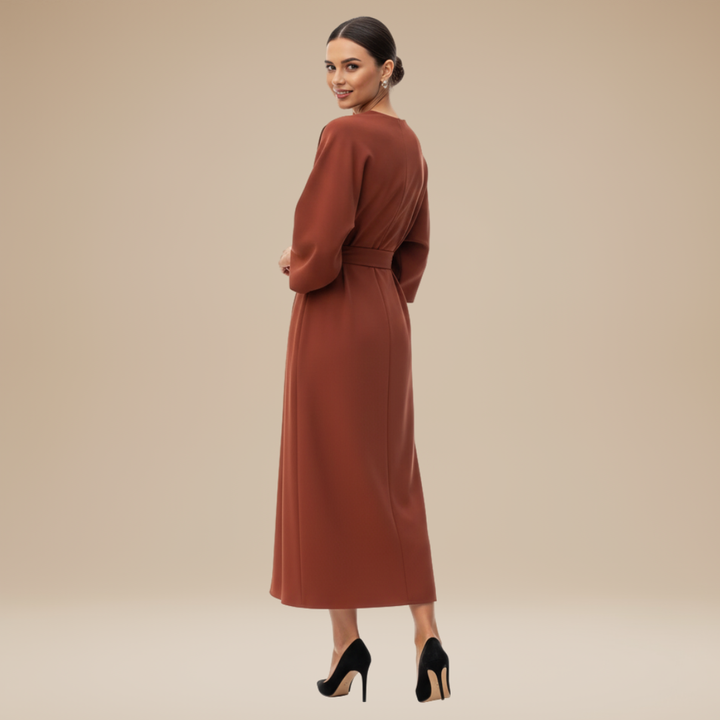 Elodie Santoro Formal Wedding Guest Midi Dress