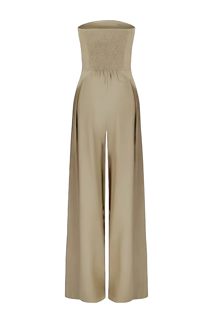 Amelie Fontaine Sleeveless Off Shoulder Jumpsuit