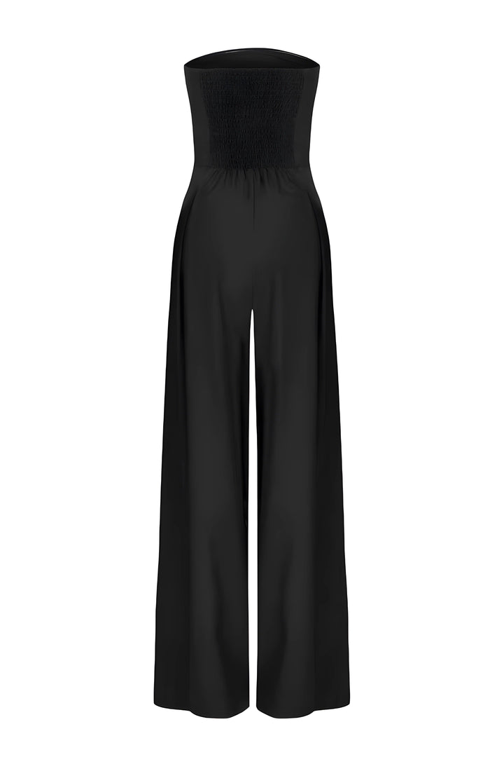 Amelie Fontaine Sleeveless Off Shoulder Jumpsuit