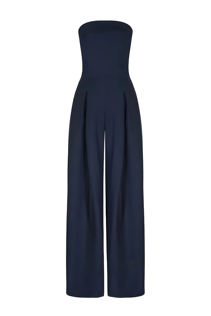 Amelie Fontaine Sleeveless Off Shoulder Jumpsuit
