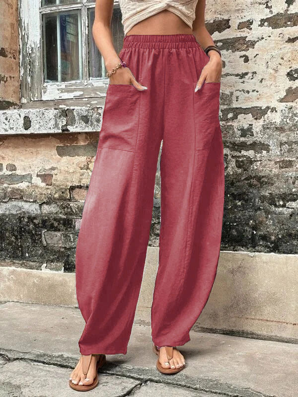 Honorine Dunmore Barrel Leg Trousers