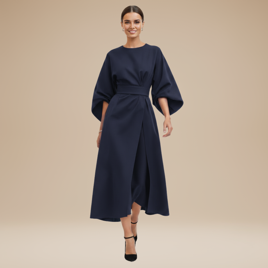 Elodie Santoro Formal Wedding Guest Midi Dress