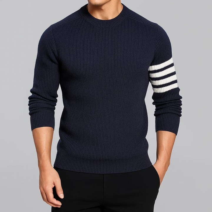 Xavier Yarborough Rugby Stripe Sweater