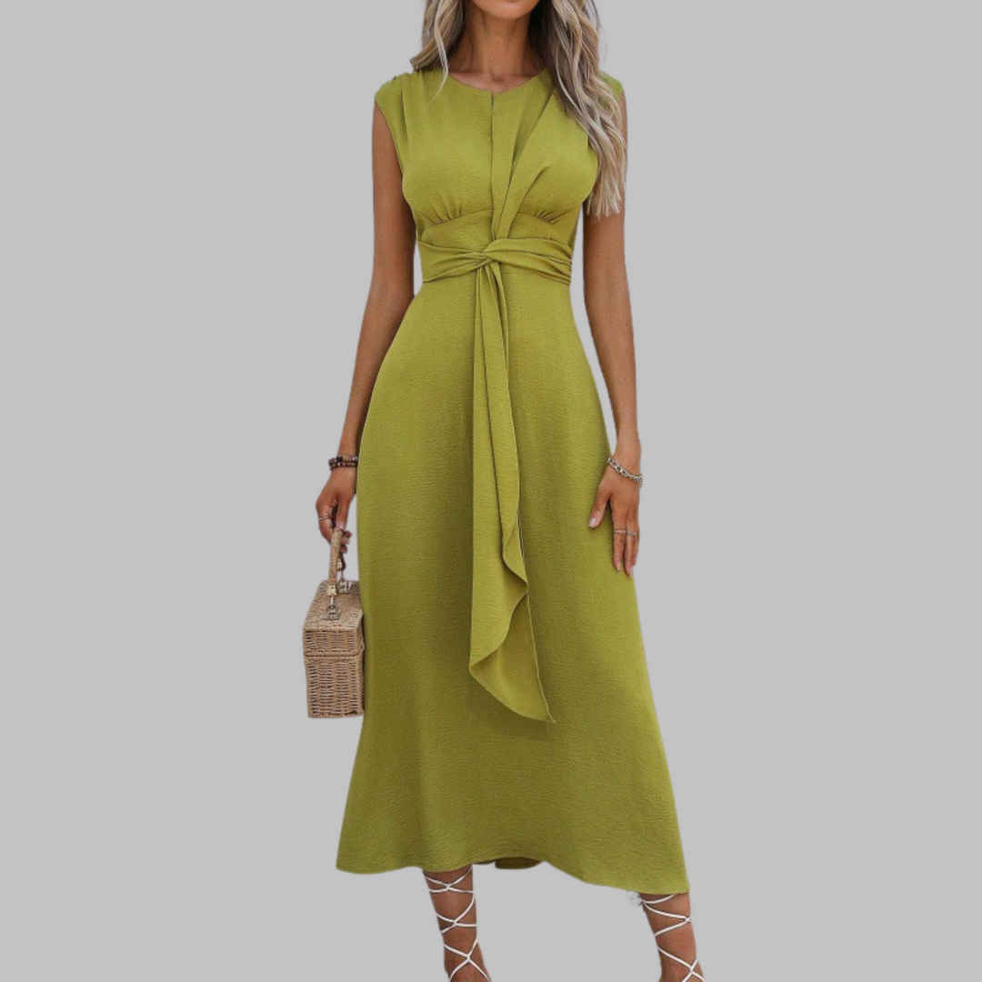 Isolde Kesteven Burgundy Wedding Guest Dress