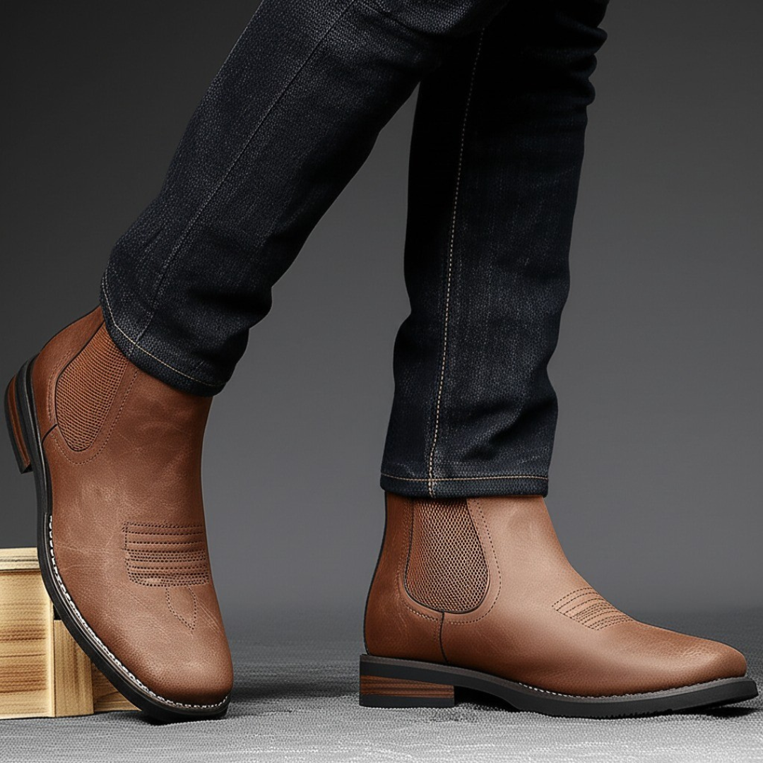 Austin Blake Pull On Chelsea Ankle Boots