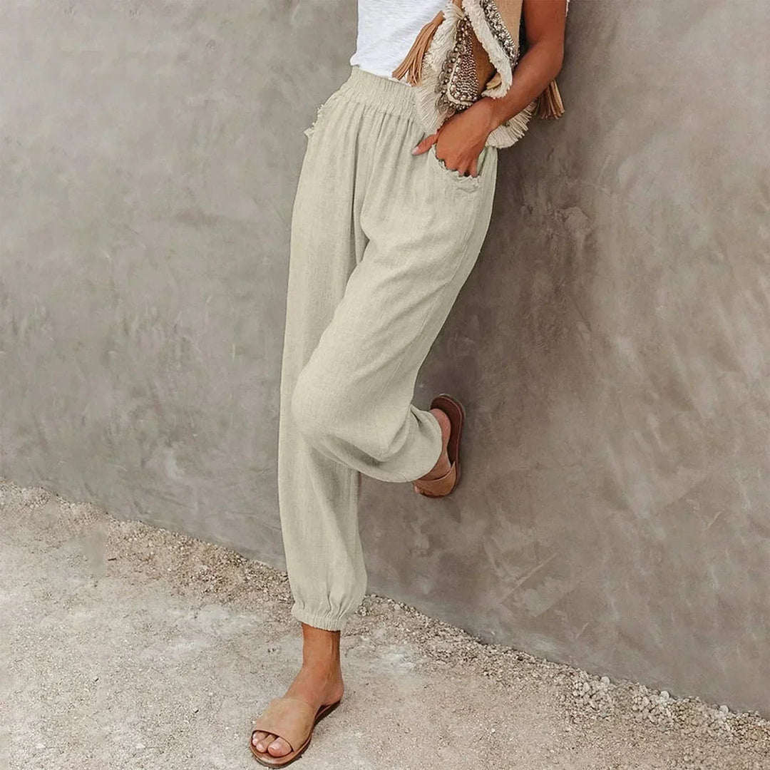 Louisa Ockford Barrel Leg Trousers