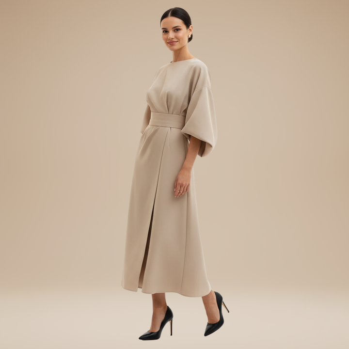 Elodie Santoro Formal Wedding Guest Midi Dress