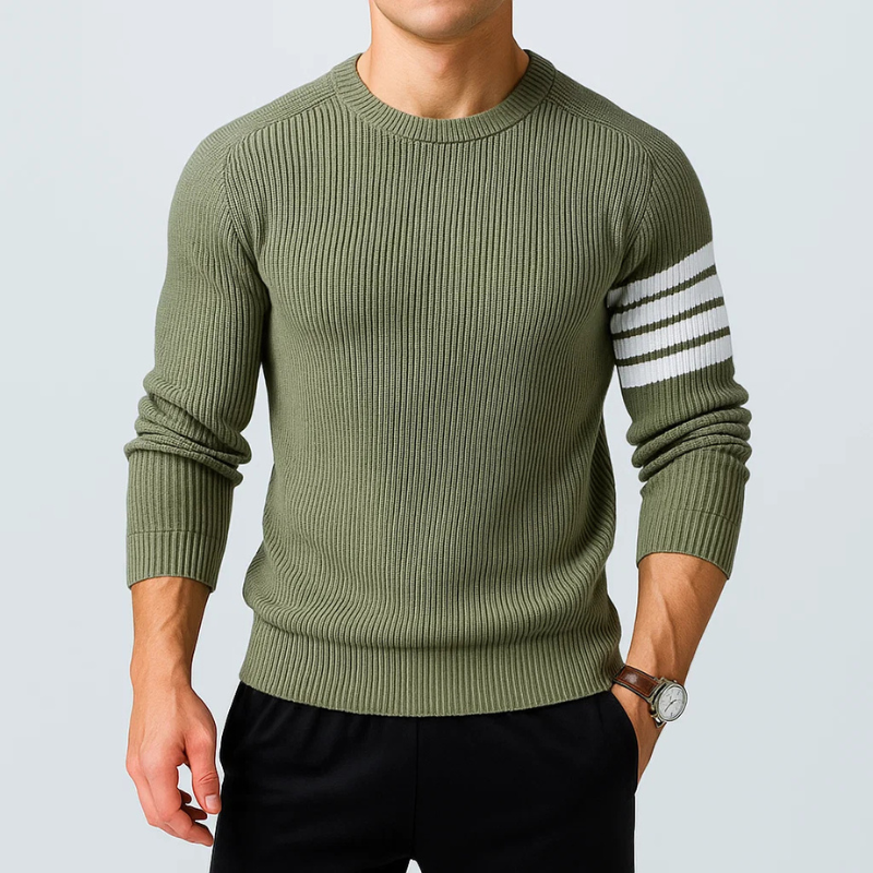 Xavier Yarborough Rugby Stripe Sweater