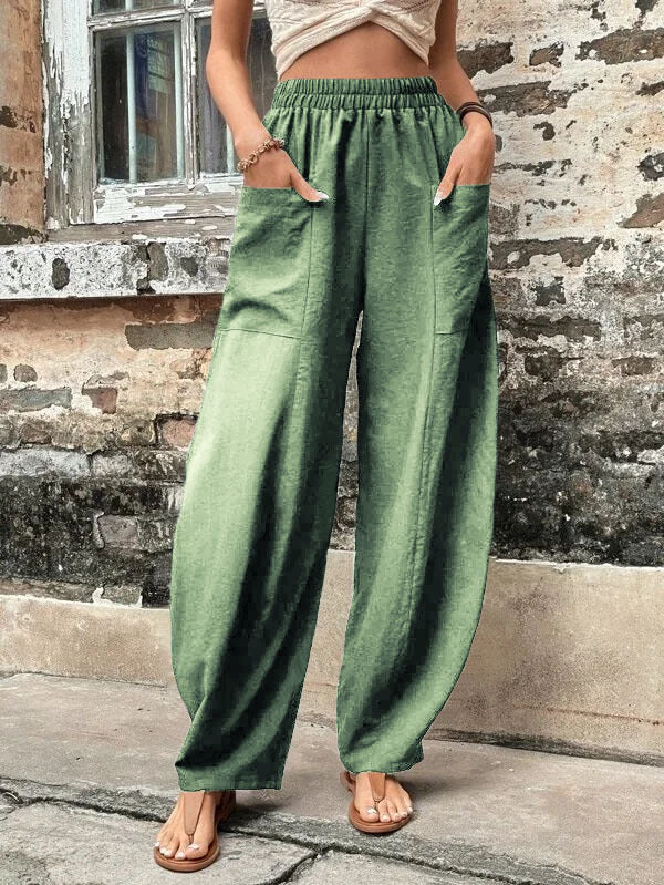 Honorine Dunmore Barrel Leg Trousers
