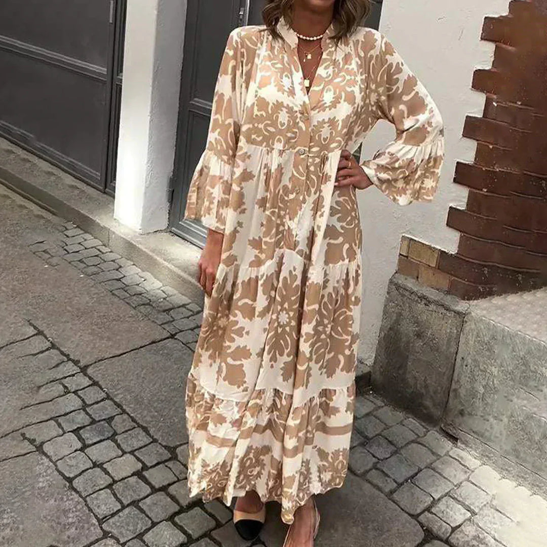 Elena Moreau Boho Maxi Dress