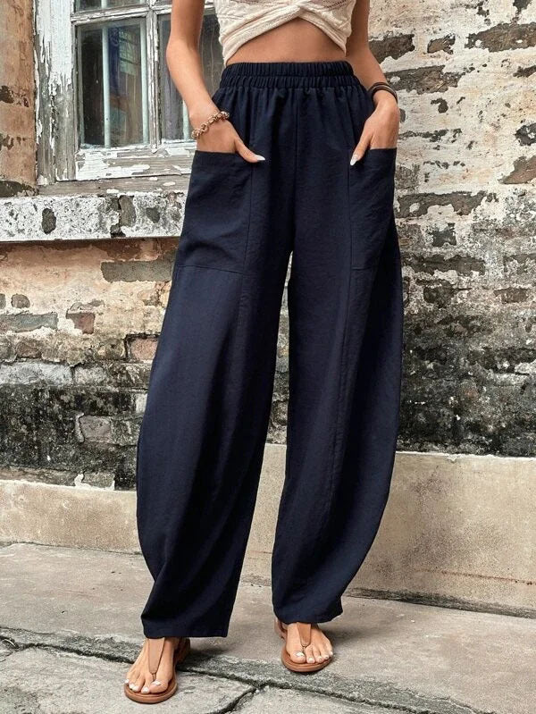 Honorine Dunmore Barrel Leg Trousers