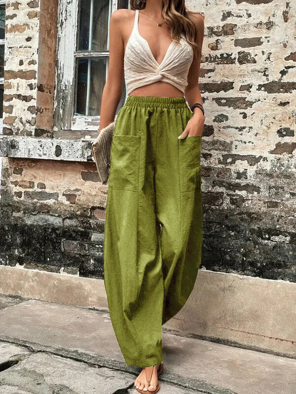 Honorine Dunmore Barrel Leg Trousers