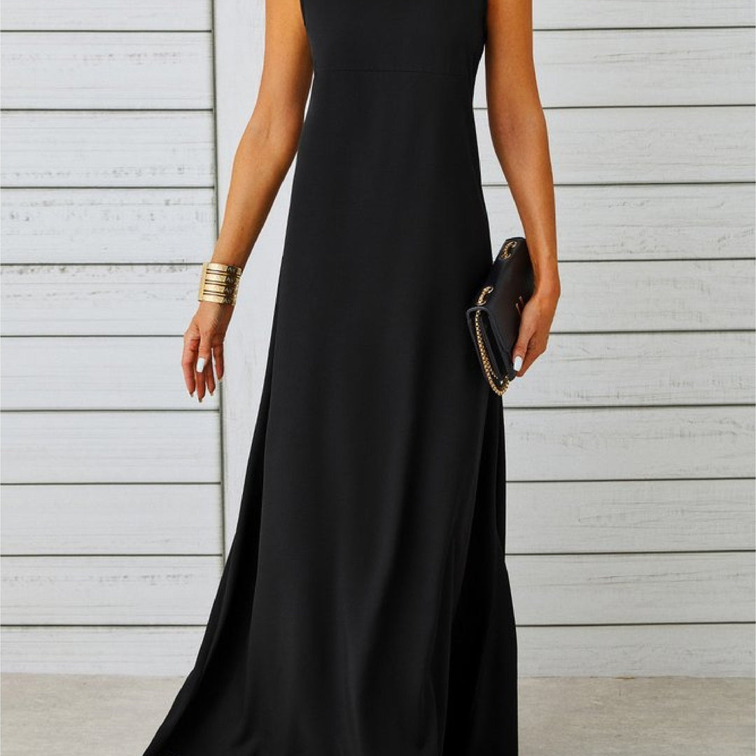 Wilhelmina Beaumaris Burgundy Wedding Guest Dress