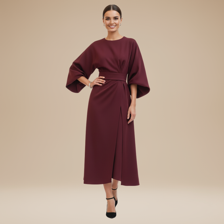 Elodie Santoro Formal Wedding Guest Midi Dress