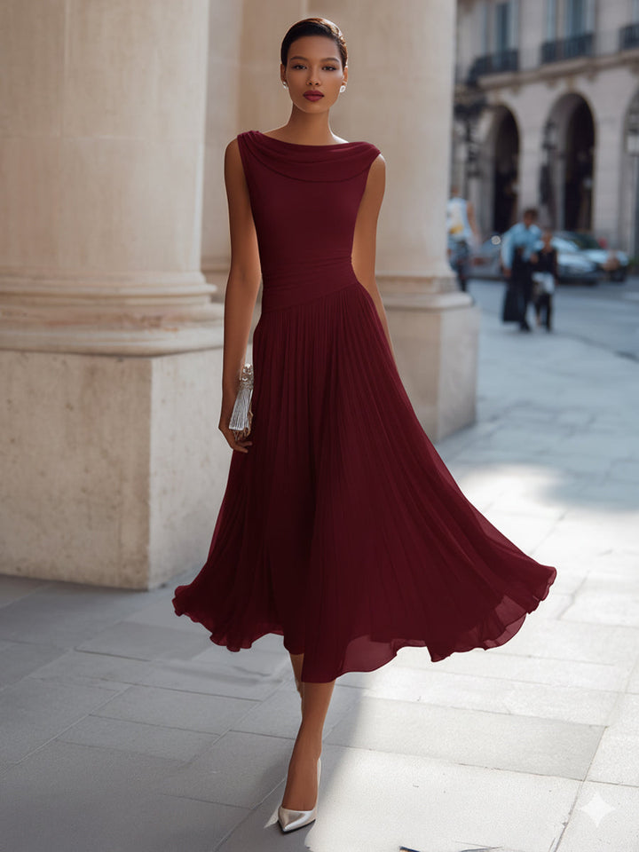 Genevieve Ulverston Burgundy Wedding Guest Dress