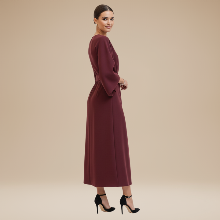 Elodie Santoro Formal Wedding Guest Midi Dress