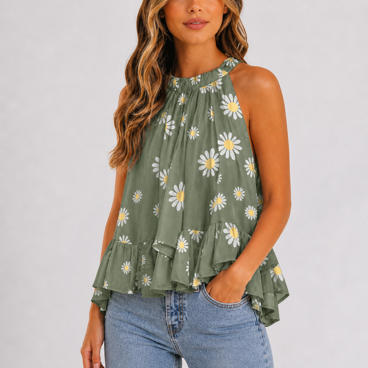 Elira Fontaine Ruffle Blouse