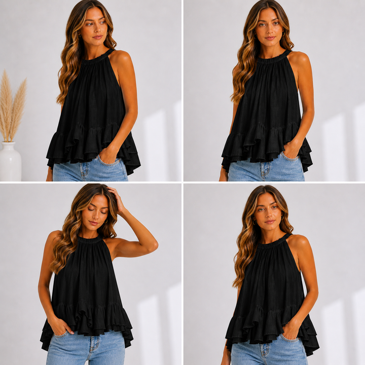 Elira Fontaine Ruffle Blouse