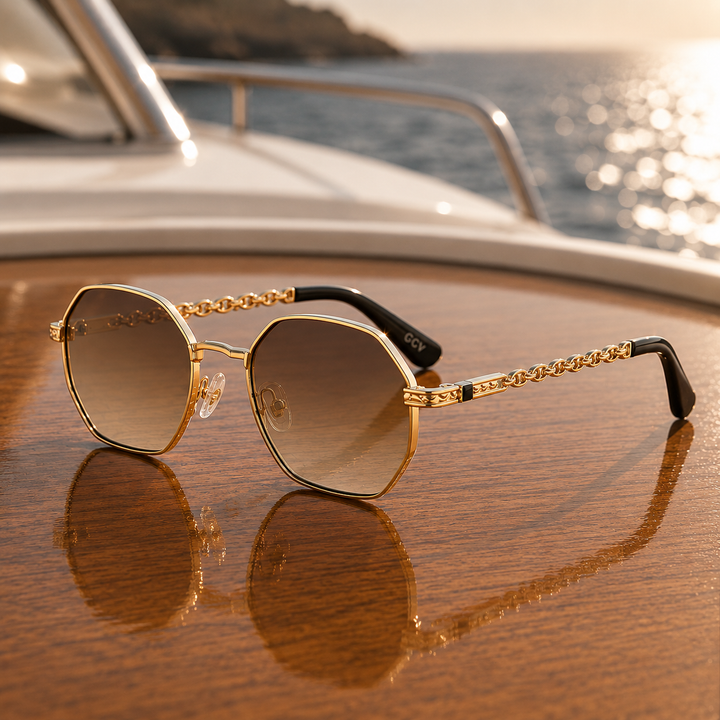 Monaco Chain Sunglasses