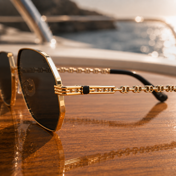 Monaco Chain Sunglasses