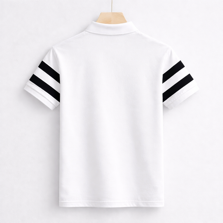 Miles Harrington Striped Polo