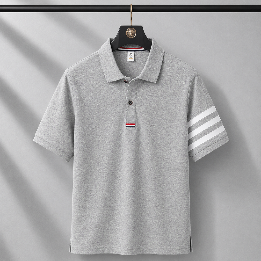 Lorenzo Mirelli Stripe Polo Shirt