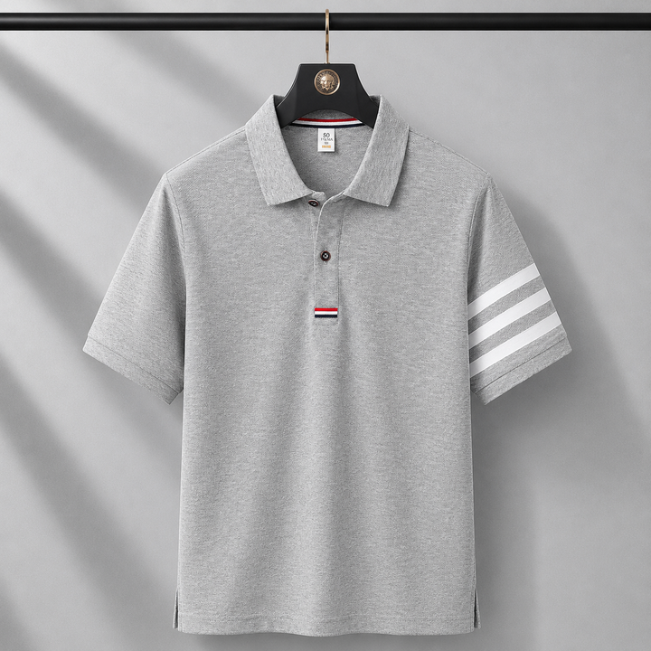 Lorenzo Mirelli Stripe Polo Shirt