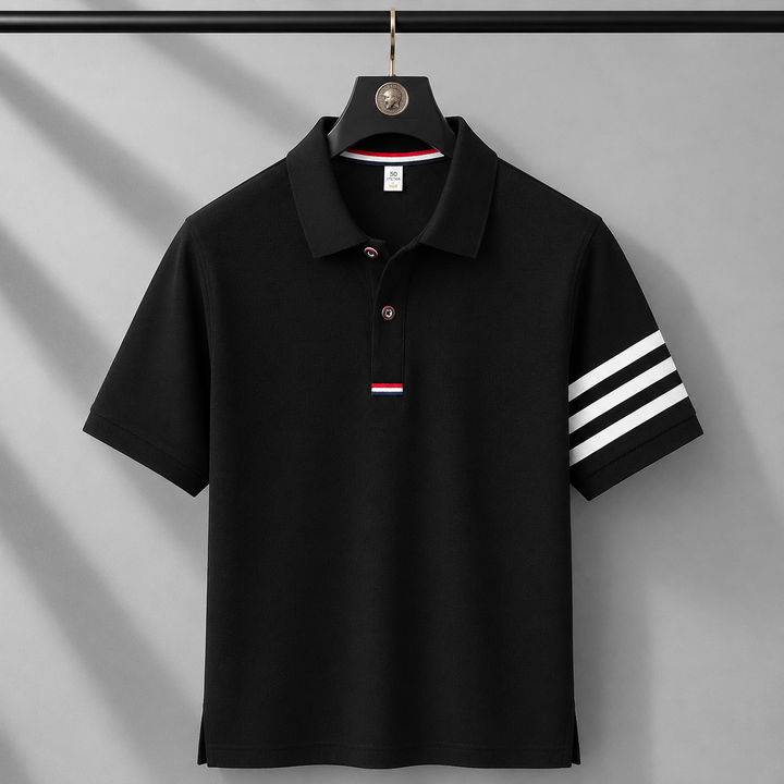 Lorenzo Mirelli Stripe Polo Shirt