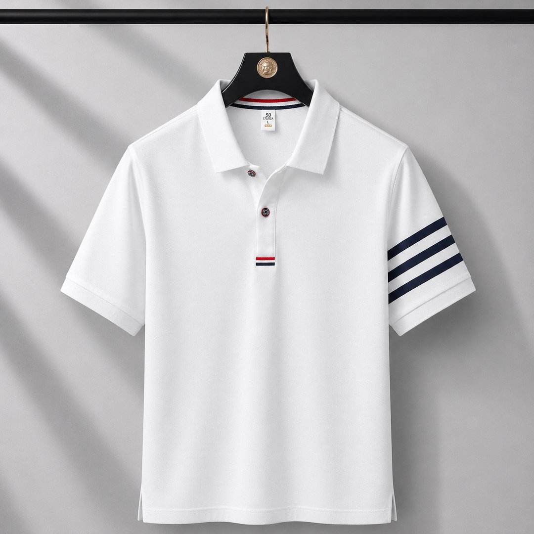 Lorenzo Mirelli Stripe Polo Shirt