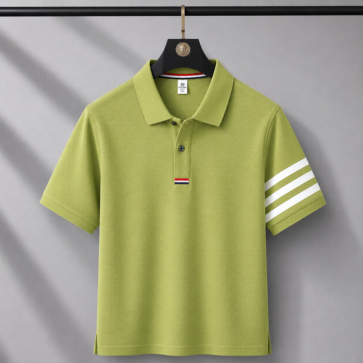 Lorenzo Mirelli Stripe Polo Shirt