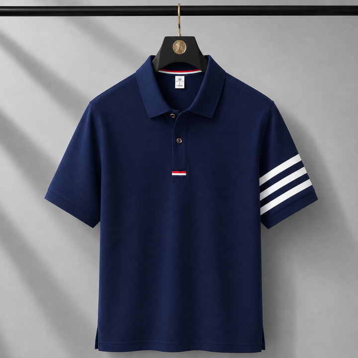 Lorenzo Mirelli Stripe Polo Shirt