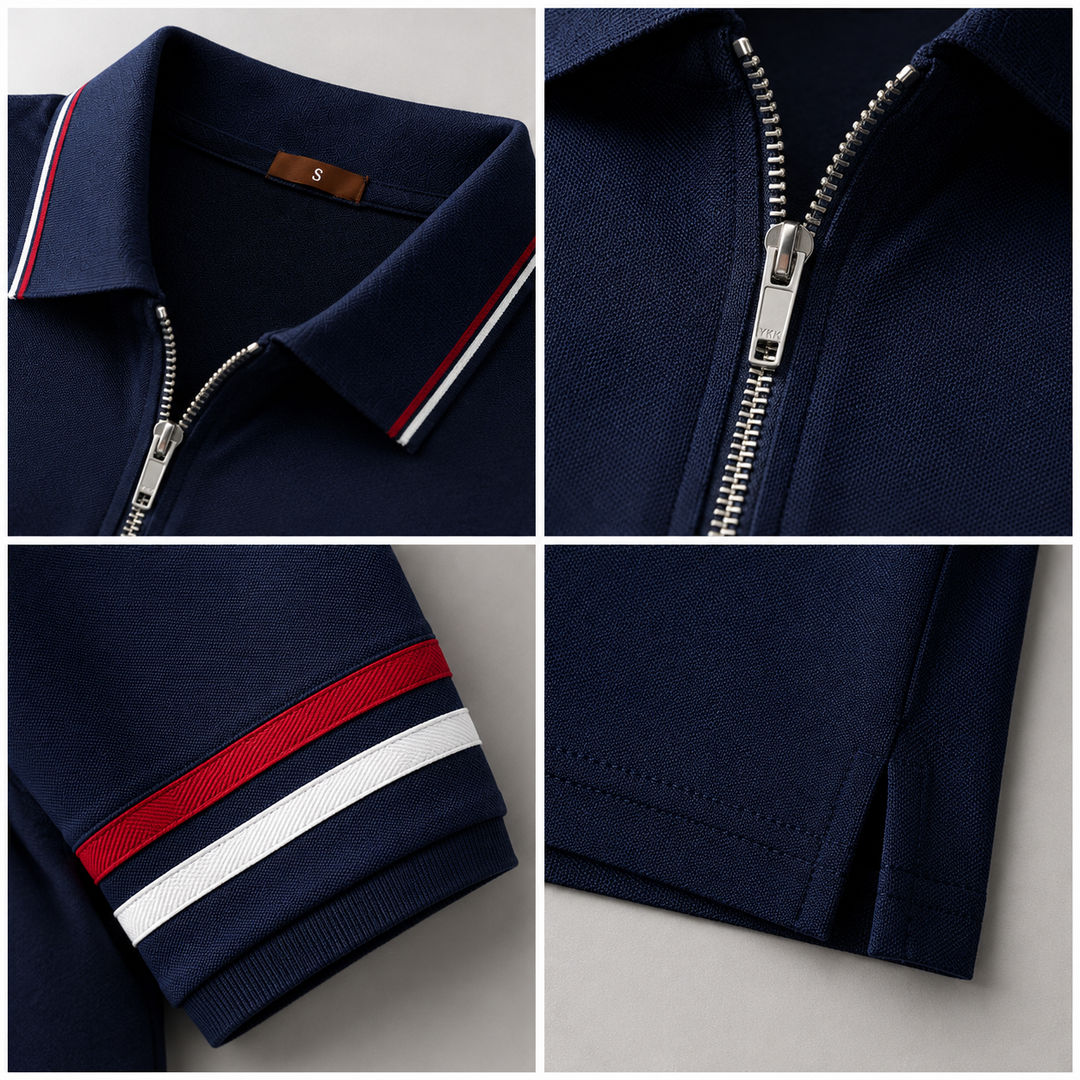 Adrian Mirelli Zip Polo Shirt