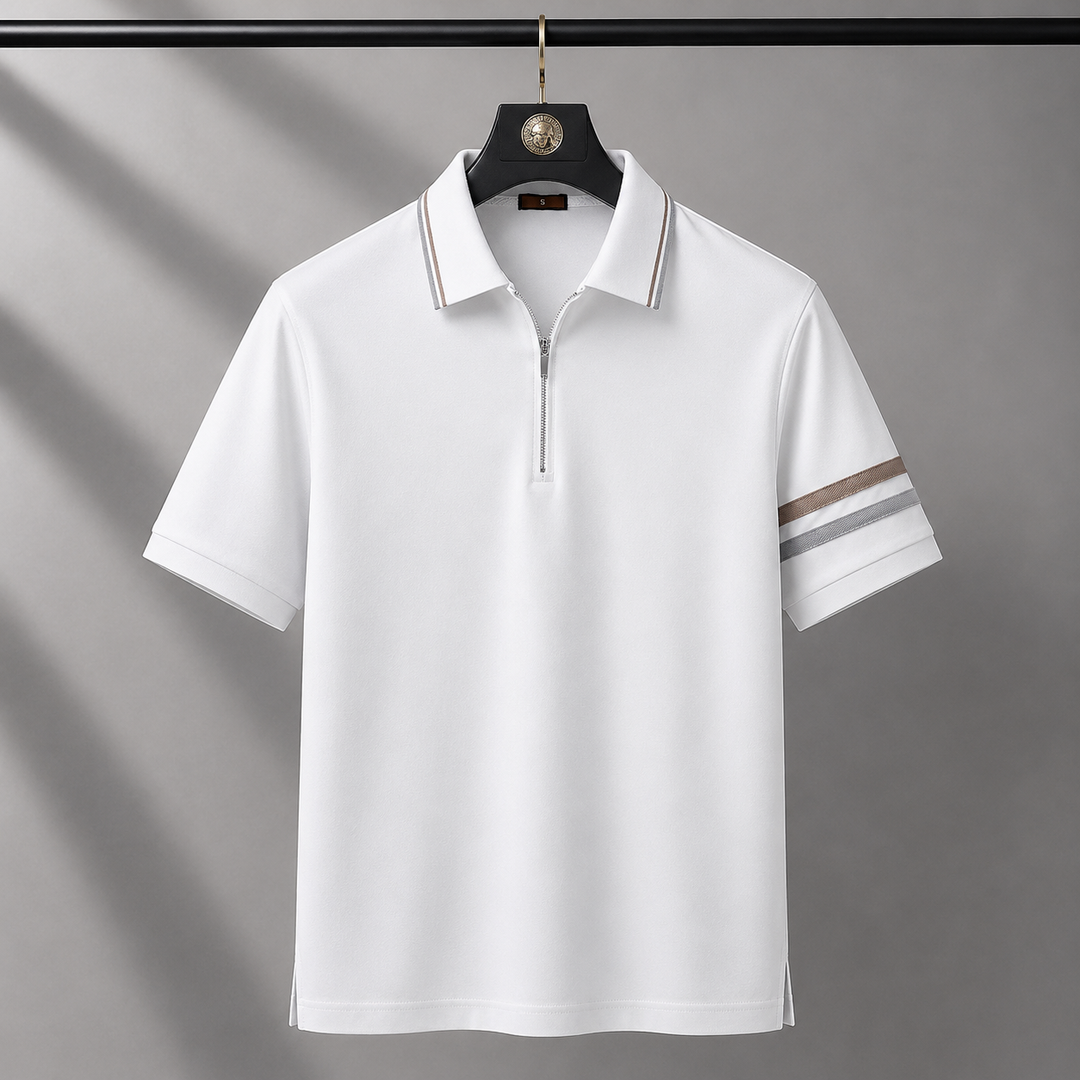 Adrian Mirelli Zip Polo Shirt
