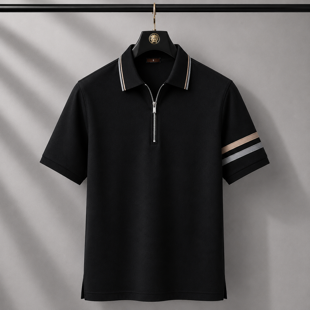 Adrian Mirelli Zip Polo Shirt