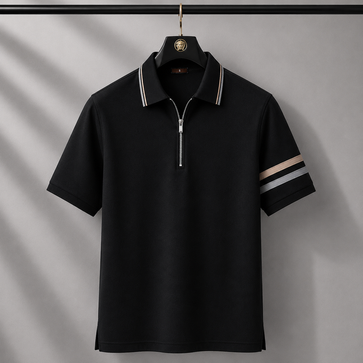 Adrian Mirelli Zip Polo Shirt