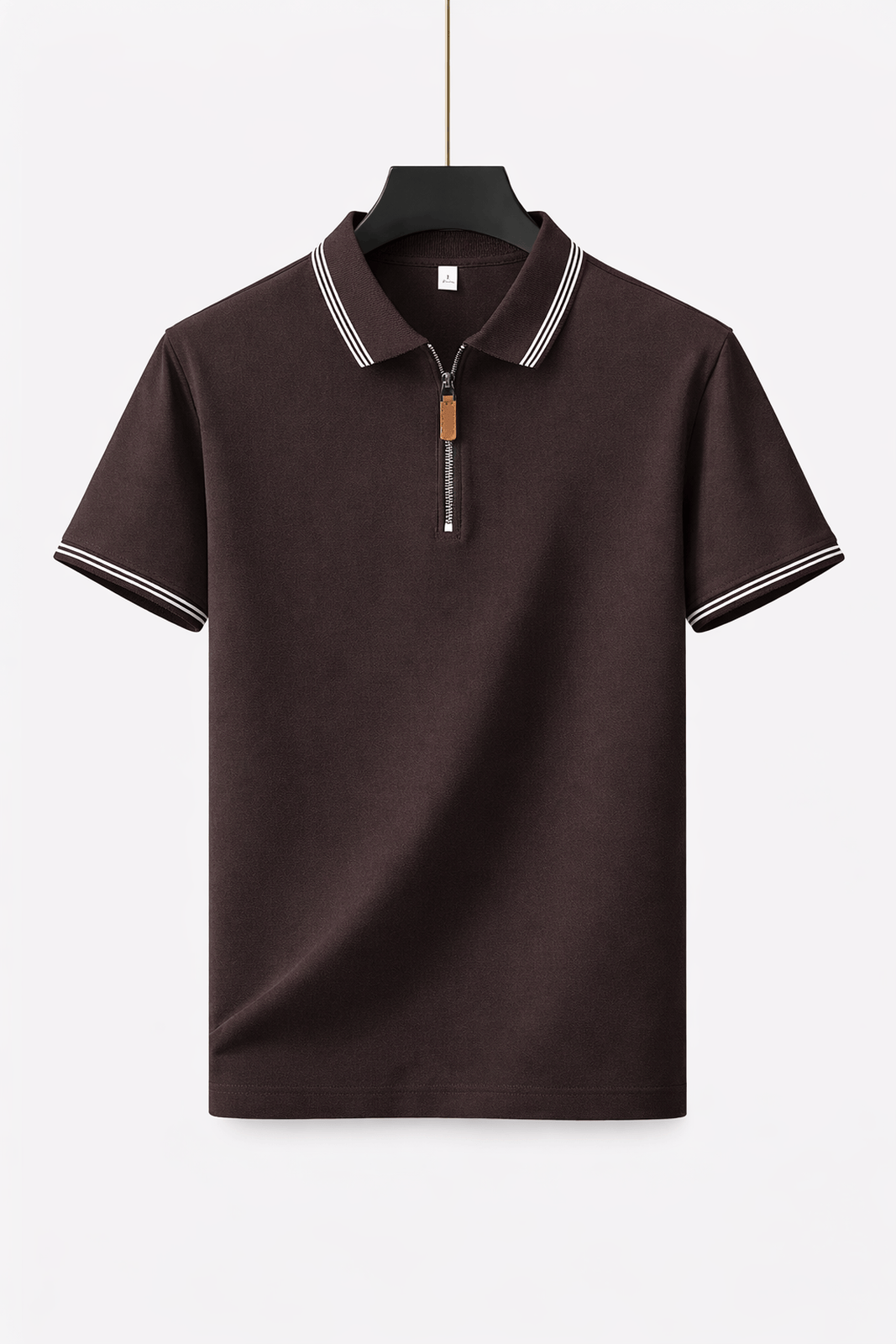 Jacob Mason Zip-Up Polo Shirt