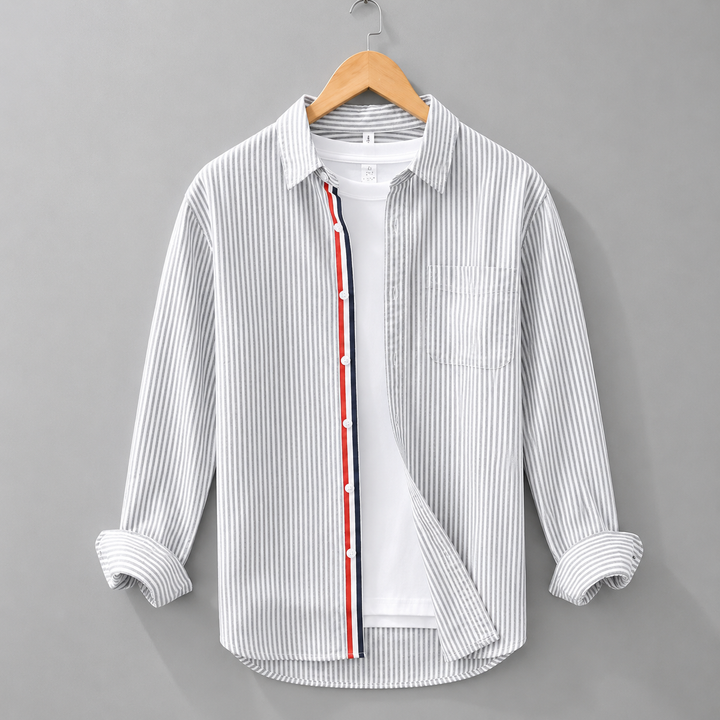 Leonardo Sloane Stripe Cotton Shirt