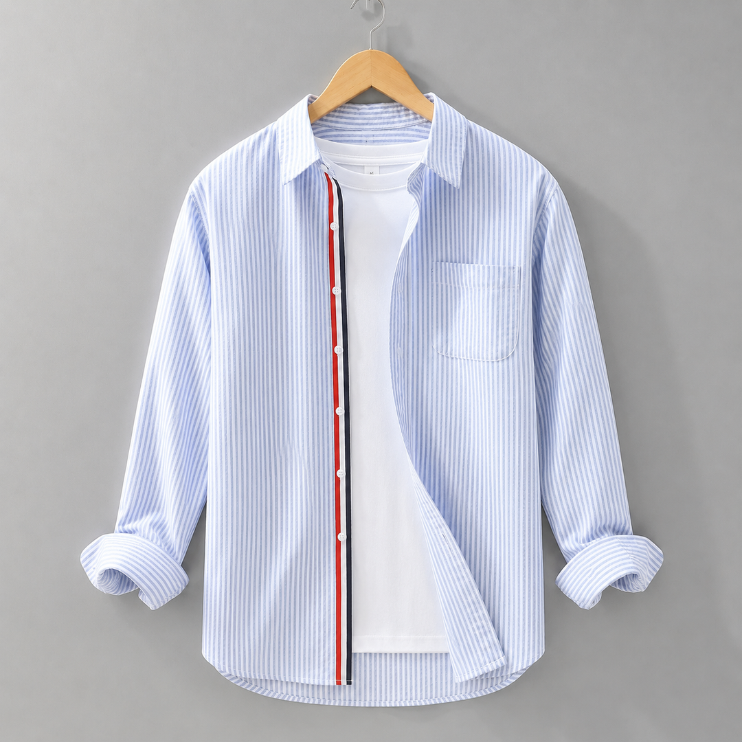 Leonardo Sloane Stripe Cotton Shirt