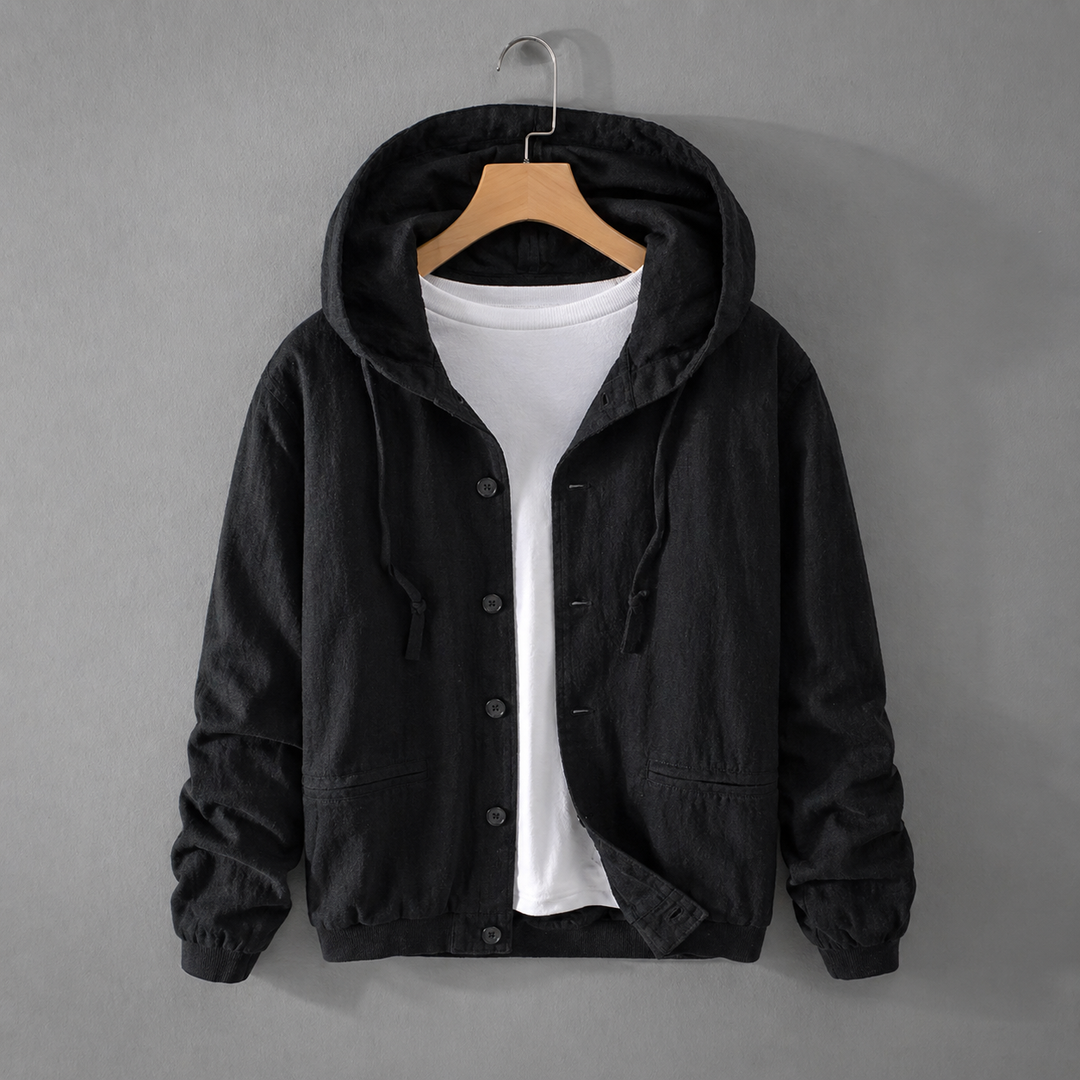 Marcus Ellington Linen Hoodie
