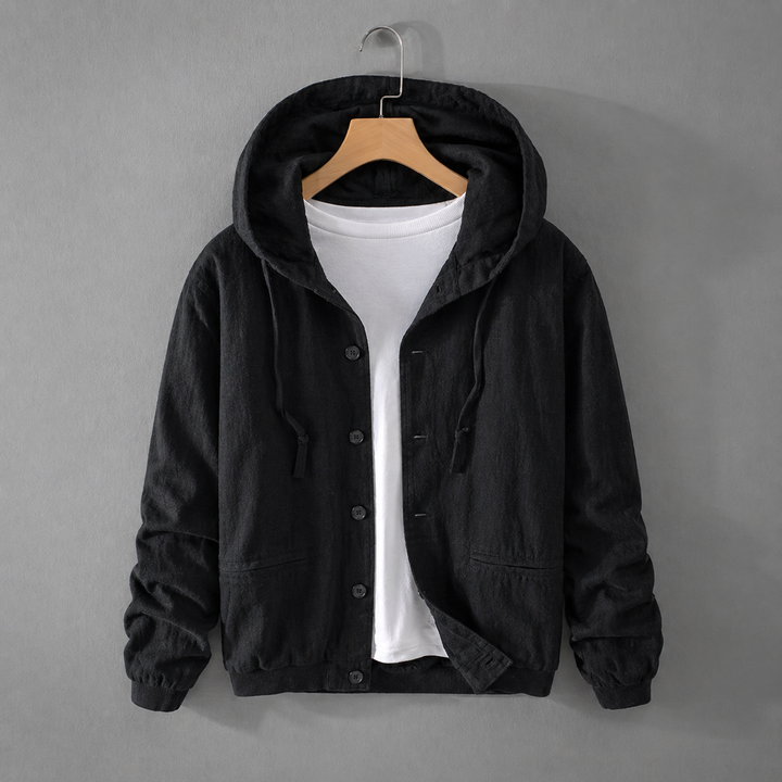 Marcus Ellington Linen Hoodie