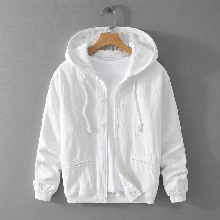 Marcus Ellington Linen Hoodie