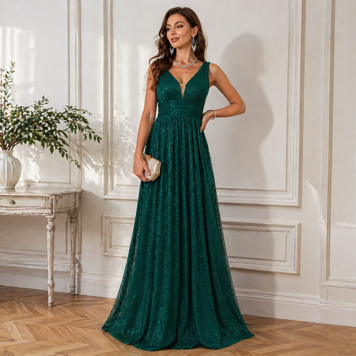Valeria Moretti Evening Maxi Dress