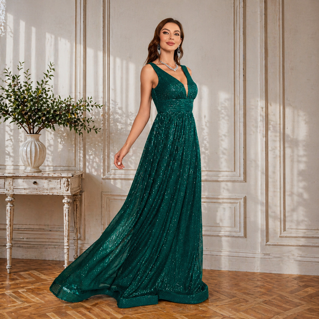 Valeria Moretti Evening Maxi Dress